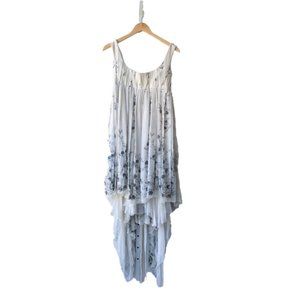 Alexander McQueen Asymmetric Embroidered Linen Gow